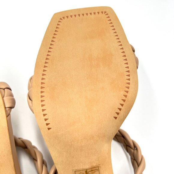 Dolce Vita Womens Size 9.5 Beige Tan Nude Braided Heels Sandals Shoes - Picture 10 of 14